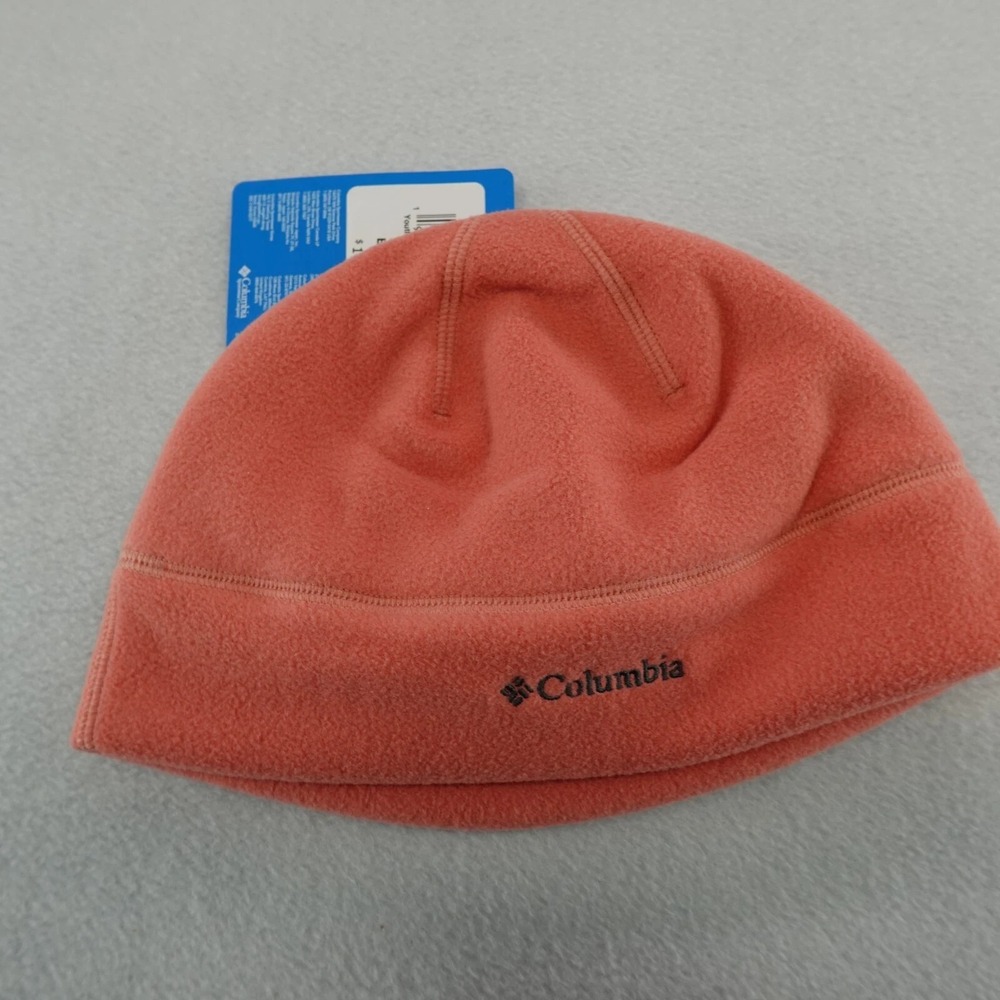 Columbia Youth S/M , Infant P/M, Kids Beanie Hat Winter Fast Trek II Light Pink